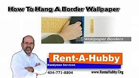 How to Hang A Border Wallpaper
