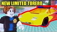 NEW LIMITED TIME TORERO Car Added to Roblox Jailbreak!