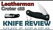 🔪Leatherman CRATER C33 Review. This is a very fine EDC folding knife, check it out.