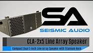Seismic Audio CLA-2x5 Compact Line Array Speaker (Official)