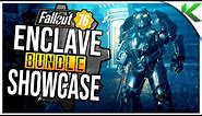 Enclave Bundle Showcase! Enclave Power Armor and more | Fallout 76