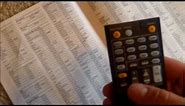 PROGRAMMING ONKYO REMOTE To TV Code Review