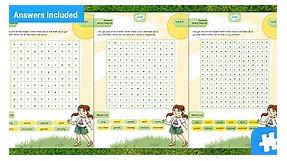 Summer Word Search Puzzle - Ages 5-11