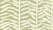 Tempaper Green Painted Vine Removable Peel and Stick Wallpaper, 20.5 in X 16.5 ft, Made in The USA, Matcha