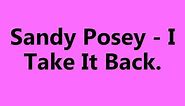 Sandy Posey - I Take It Back (Original 45 Disc)