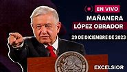 🔴 EN VIVO | Mañanera de López Obrador, 29 de diciembre de 2023