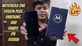 Motorola One Fusion Plus Unboxing | Hands On Review | Comparison With Poco X2