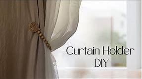 ❤️ BOHO Curtain Holder DIY | Beautiful Home Stuff | How To Make Tie Back For Curtains | Home Decor