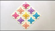 Wall Art Easy Origami | design 12 | Paper folding