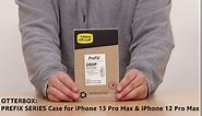 OtterBox iPhone 13 Pro Max & iPhone 12 Pro Max Prefix Series Case - PACIFIC REEF, Ultra-thin, Pocket-Friendly, Raised Edges Protect Camera & Screen, Wireless Charging Compatible