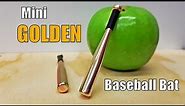 DIY: Mini "GOLDEN" Baseball Bat