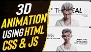 Create 3D Animations Using HTML, CSS & JS | Scrolling Animation Using Canvas