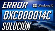 Como Solucionar el Error 0xc000014c en Windows 10