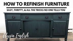 How to Refinish Furniture | Painting Furniture | Restoring Furniture