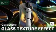 Glass Texture Effect - Adobe Illustrator tutorial