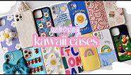 🎀 unboxing + rating kawaii cases for iphone 12 pro max gold | huge iphone case haul from aliexpress💫