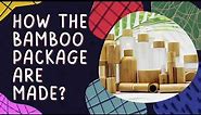 How is the bamboo cosmetic packaging made of?
