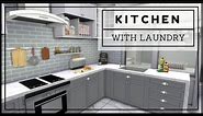 Sims 4 - Kitchen with Laundry (Download + CC Creators List)