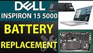 How to Replace Battery on Dell Inspiron 15 5000 (P102f) Laptop - Step-by-Step🪫🔋