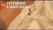 Extend a Waistband | Tailoring & Alterations Tutorial with Angela Wolf
