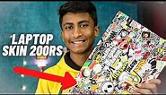 Best Laptop Skin at 200rs | Best Laptop sticker 2021 & how to apply on laptop ⚡🔥