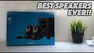 LOGITECH Z313 Speaker System Unboxing and Setup!!
