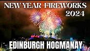 Happy New Year Live. Edinburgh Hogmanay Fireworks 2024