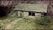 How To Build a Scale Model Log Cabin in HO/OO