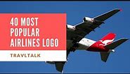 Top 40 Most Popular Airline Logos| Top Airline Logos of the World