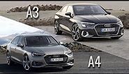 2021 Audi A3 Sedan vs Audi A4 Sedan
