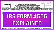 IRS Form 4506-t | What is IRS Form 4506?