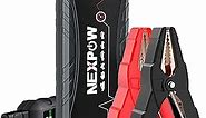 NEXPOW Car Jump Starter,Car Battery Jump Starter 4000A Peak Q11 Pack for Up to All Gas and 10.0L Diesel Engine12V Auto Battery Booster,Jumper Cables,Portable Lithium Jump Box with LED Light/USB QC3.0