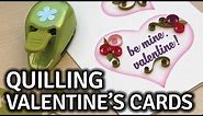 Quilling Valentine’s Day Card - 3 Easy Heart Patterns - FREE PDF Template