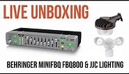 BEHRINGER MINIFBQ FBQ800 & JJC Lighting Unboxing + FX-Audio Tube-01 Preamp Update