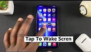 How To Enable or Disable Tap To Wake On iPhone | iPhone 13 Pro