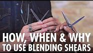 Why, How & When To Use Blending Shears For Texturizing Hair