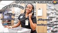 DAY IN THE LIFE OF A PHARMACY TECHNICIAN 💊