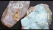 Pyrite Vs Gold (Fools gold or real Gold?)