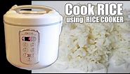 How to Cook Rice - Aroma Rice Cooker - Cooking White Rice Recipe - Rice to Water Ratio - HomeyCircle