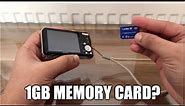 How to INSERT a 1GB Memory Card into Your Sony Camera | New