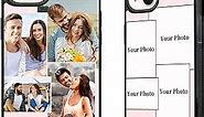 Custom Phone Cases Photos Collage Pink Love Cute Matching Couples Phone Case Compatible iPhone 5/6/7/8/Plus/X/Xs/Xr/11/12/13/14/mini/Pro/Max