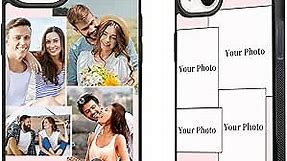 Custom Phone Cases Photos Collage Pink Love Cute Matching Couples Phone Case Compatible iPhone 5/6/7/8/Plus/X/Xs/Xr/11/12/13/14/mini/Pro/Max