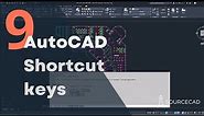 9 AutoCAD shortcut keys you didn't know