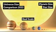 Planets Size Comparison | Star Size Comparison | Universe Size Comparison 2022 | Data Chart