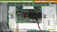 LG Plasma TV Repair - How to Replace LG 6871QYH953A Y-SUS Board - How to Fix Plasma TVs