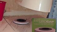 Toilet Flange- HYDROCAP Self Centering Gasket & Wax Ring Cover= EASY