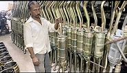 Silencer Making process || Auto parts manufacturing