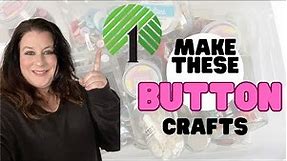 AMAZING Ways to Reuse OLD BUTTONS I DOLLAR TREE BUTTON DIY Crafts | DIY Button Art