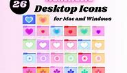 Aesthetic Folder Desktop Icons