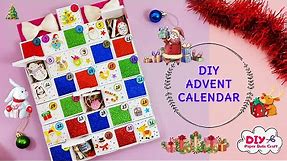 DIY HOW TO MAKE ADVENT CALENDAR FROM PAPER WITH YOUR OWN HANDS PAPER CRAFTS